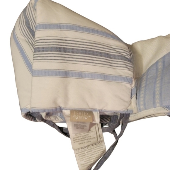 Levtex Boho Bay Blue & White Ocean - Sea Life - Whale Baby Crib Rail Guard - Picture 12 of 17